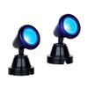Mini faretti per illuminazione (set di 2), blu, 2,5x3,5x2 cm, LEMAX