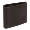 Purse mens BEFLER "Classic", 100х90 mm, genuine leather, button, brown