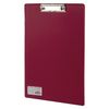 Planche-plateau OFFISMAG avec pince A4 (230x350 mm), carton / PVC, RUSSIE, BORDEAUX