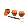 Вятская керамика / Set 1/3, 3 pots 0.7l each