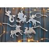 Ленивые Бобры / Lazy Beavers / A set of mirrored Christmas tree decorations "Miracles inside" in a gift box
