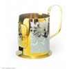 Zirconia cup holder with crystal glass in a box