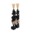 Decor and Gift / Bức tượng gỗ "thấy một sự trưởng thành đen" 33 cm