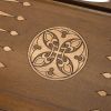 GamesDealer / Schach + Backgammon geschnitzt "Athenian" 50 mit Griff, Haleyan