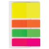 STAFF bookmarks, adhesive, plastic, 45х12 mm x 3 colors + 45х25 mm x 1 color, 25 sheets