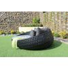 Outdoor poly fabric sofa
