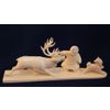 Тобольская фабрика художественных косторезных изделий / Tobolsk factory of artistic bone-carving products / Sculpture "Young reindeer breeder"