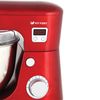 Mixer planetary KITFORT KT-1308-1, 600 W, 6 speeds, 3 nozzles, metal bowl 4.2 liters, red