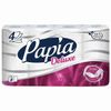 PAPIA / Toilet paper DELUXE white, 4-ply (8x16 m), 8 pcs.