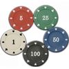 GamesDealer / 100 Pokerchips Holdem Light mit Nennwert