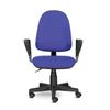 Armchair BRABIX "Prestige Ergo MG-311", adjustable ergonomic back, fabric, black and blue