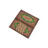 GamesDealer / Tavla + Taslaklar "Suriye Yeşili" büyük (Rusya, ahşap, 60x30x4 cm)