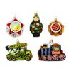 Ёлочка / Set of Christmas decorations "Victory"