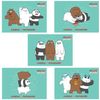 HATBER / Album for drawing "The whole truth about bears" (5 types), 32 sheets A4, 205x290 mm, staple, cardboard cover