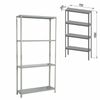 Metal BRABIX "MS-185/30/70-4" (in 1850-s700/g300mm), 4 shelves