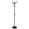 SHEFFILTON / Hanger-rack "Office Grace 680", 1.93 m, disc 35 cm, 5 hooks + 2 additional, metal, black