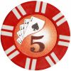 GamesDealer / Royal Flush Poker- und Blackjack-Set für 600 Chips