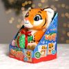 POMPOSHKI / Soft toy "New Year's tiger with a surprise"