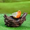 Хорошие сувениры / Hanging decor feeder "Nest with a bird"