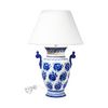 Гжельский Фарфоровый завод / Lampada Impero paralume in lino opera d'autore