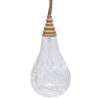 Kaemingk / Pendant lamp Bradberry bulb 10 cm, 10 micro LED bulbs, battery operated, glass