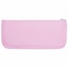 Pencil case-cosmetic bag INLANDIA, 2 branches, soft, sequined, mermaid, pink, 21х6х9 cm