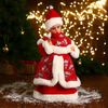 Зимнее волшебство / Boneca "Snow Maiden em um casaco e chapéu vermelhos"
