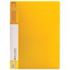 Cartella da 20 inserti BRAUBERG "Contract", giallo, inserti antiriflesso, 0,7 mm, business class