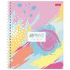 HATBER / Notebook, A5, 48 sh., Pente, gaiola, laminação fosca, "Multicolorido" / 10 unid.