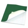 STAFF / Notebook bumvinil, A5, 96 folhas, grampo, offset nº 1, gaiola, com campos, VERDE / 10 unid.