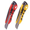 Stationery knife 18 mm BRAUBERG "Universal", 3 blades included, avtofiksator rubber inserts