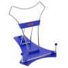 Brunnen / Textbook stand, metal + plastic, 16 x 19 x 19.8 cm Blue