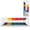 Colors, set GAMMA "Lyceum" 12 colors, honey, without a brush, plastic box