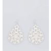 Lace earrings "Queen Victoria" white