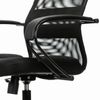 BRABIX / Office chair PREMIUM "Stalker EX-608 PL", mesh fabric / leatherette, black,