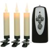 Kaemingk / Christmas tree candles Romano Elegance on remote control, 10 candles on clips, 10 cm, IP20