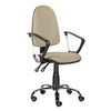 Armchair "Mango Lux", S-109, with armrests, chrome, sand