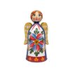 Волховская роспись / Volkhov painting / Figurine-angel "Petal rosette"