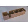 РосХозДом / RosKhozDom / Wooden stand for spices with specialties (salt shaker + pepper shaker)