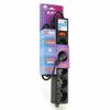 POWER CUBE / Surge protector black 5 outlets, 1.9 m
