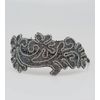Lace headband "Charm" black with gold