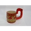 Беломорские узоры / Wooden mug "Mezenskaya Rospis" height 11.5 cm