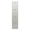 Metal cabinet for clothes BRABIX "LK 11-40", STRENGTHENED, 1 section, 1830х400х500 mm, 20 kg