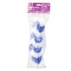 Scrubber for telanylon 79 g (6x6x30 cm) assorted "Pigtail" TIAMO "Original"