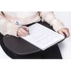 Stand-table with soft cushions, for laptop and creativity BRAUBERG, 430x330 mm, black