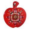 Беломорские узоры / Board kitchen wooden "Apple. Shenkursk painted" red