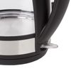 TEApot SONNEN KT-201, 1.7 litres, 2200 w, closed heating element, glass, lighting, black