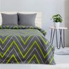 Этель / Bed linen 2 joint ventures "Green-gray zigzags" 175x215, 200x220, 70x70 - 2 pieces