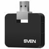 SVEN / Hub HB-677, USB 2.0, 4 ports, port for power supply, black