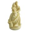 Sculpture of white chocolate "bride and Groom"
